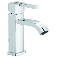 Baterie lavoar WEBERT AZETA, cu monocomandă, cu scurgere de 1”1/4, cu furtun flexibil din oțel inoxidabil de 3/8