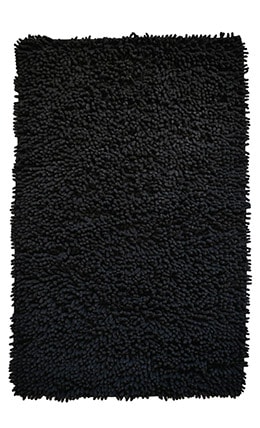 Covor de baie 50x80cm Rasta negru