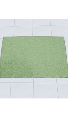 Covor de baie 55x85cm Solid verde