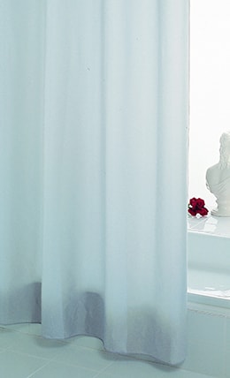 Perdea de dus vinil 120x200 cm Uni semi-transparent