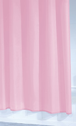 Perdea de dus vinil 180x200 cm Uni roz