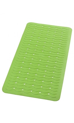 Covor antiderapant baie 38x80cm Playa neon-verde